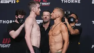 All the UFC Vegas 32 weigh-in stares