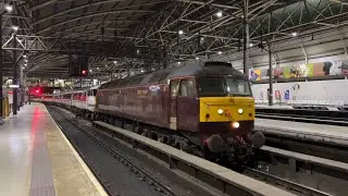 57012 & 47848 roll through Leeds with a failed LNER 225