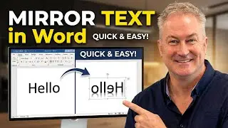 How to Mirror Text in Word the Easy Way
