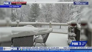 VIEWER PHOTOS: St. Louis sees its first fall snow