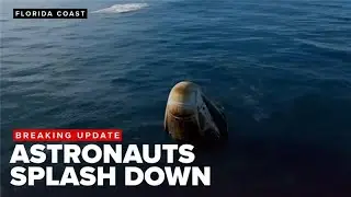 Astronauts return to Earth after unexpected 9-month space mission
