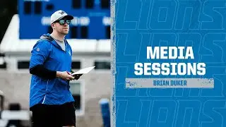 Detroit Lions Media Availability: June 13, 2022 | Brian Duker