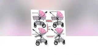 Costzon Infant Stroller 2 in 1 Foldable Baby Buggy Pushchair (Pink)