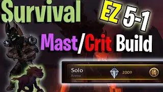 Mastery Build is good! -  WoW Dragonflight PvP Surviival Hunter Solo Shuffle (2000)