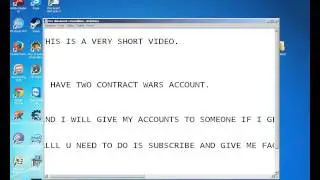CONTRACT WARS: ACCOUNT GIVEAWAY
