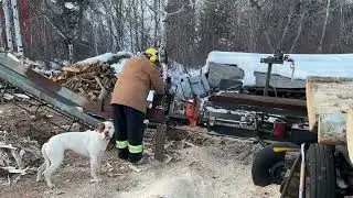Home Made Firewood Processor Update