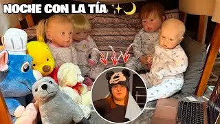 ¡Acampando en la sala con mis bebés reborn! | Gabi reborn