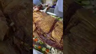 Amazing Full lamb roast Arabic food #youtubeshorts #dumpukht #viralvideo #shorts