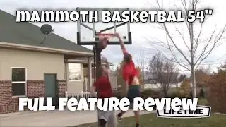 Mammoth 54 In. Glass Basketball Hoop