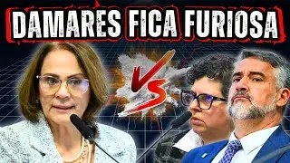 CPMI DO INSS: Damares ENQUADRA depoente e Paulo Pimenta Surta (reprise)