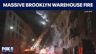 Massive fire damages Brooklyn warehouse housing artist studios