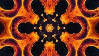 Liquid Fire & Honey - Psychedelic Trippy Kaleidoscope Journey [4K]
