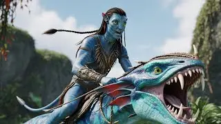 Miles Quaritch Tames His Ikran – First Flight Scene – Avatar: