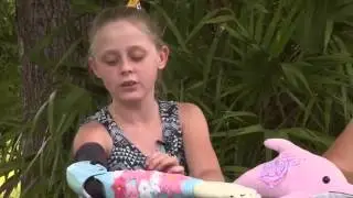Little Girl Gets 3D Printed Arm from Dolphin with Prosthetic Tail