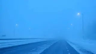 Ice Fog at -40&deg; in Fairbanks Alaska