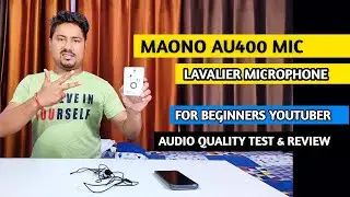 Maono AU 400 Mic Unboxing and Audio Test | Best Budget Mic For YouTuber