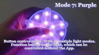Rechargeable Pool Lights with App Control  CT008A