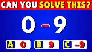 Only 5% Complete This 30 Questions Math Challenge! 🏆