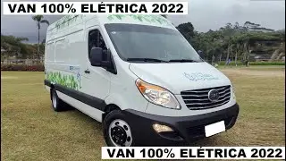 JAC IEV750V 2022  VAN 100% EL&Eacute;TRICA MUITOS DETALHES