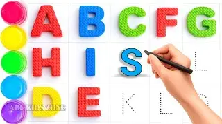ABC Alphabet | Easy abcd | ABC Song for Kids | Learn A to Z Phonics & Dotted Writing ABCD #abcsong 