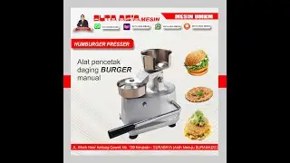 manual burger presser / alat pencetak daging burger manual