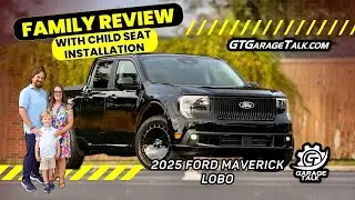 Ford Maverick Lobo 2025 года // Семейный обзор с установкой детского кресла