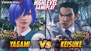 Tekken 8 – YAGAMI (REINA) vs KEISUKE (KAZUYA) – T8 High Level Gameplay!