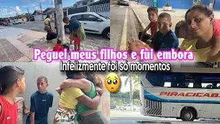 Peguei Meus Filhos e Fui Embora… 💔 Foi Só Por Alguns Momentos 😭