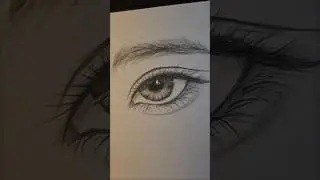 Draw Detailed Anime Eyes like this!! #shorts