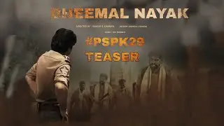 PSPK 29 Official Teaser | Bheemal Nayak Official Teaser | Pawan Kalyan ,Rana | PSpK first Teaser