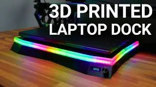 Making an RGB LED Smart Cooling Dock for My Laptop