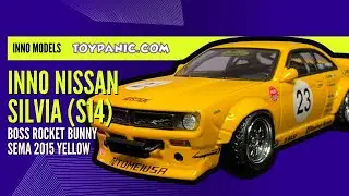 [4K] Unboxing: 1/64 Inno Nissan Silvia (S14) Boss Rocket Bunny SEMA 2015 &ndash; INNO Models