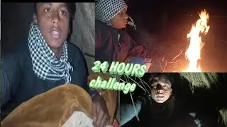 24 HOURS camping challenge // night challenge video in jungle me 