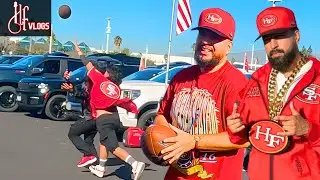 HF Vlog - 49ers vs Falcons Tailgate Football Gone Wrong !!