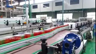 Factory tour for can packing line high speed canning cutomized line