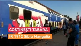 🚆 [4K] [2022] Sosirea &icirc;n COSTINEȘTI TABĂRĂ Tren IR 1912 Sibiu - Mangalia