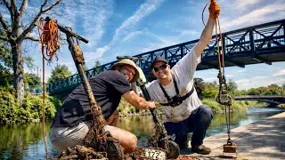Most Amazing Magnet Fishing Find Ever!! (TV Reporters Shocked)
