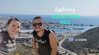 Hill in Keratsini, Piraeus, Greece