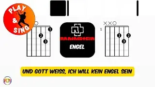 Rammstein - Engel | Scrolling Guitar Chords & Lyrics