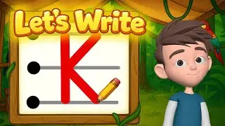 ✏️ Quick Write &ndash; Uppercase K, Writing the Letter K #handwriting    #handwritingpractice