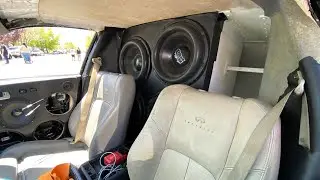 To Infiniti And Beyond! 400lbs Of Crystal Audio Solutions 15 Inch Subwoofers