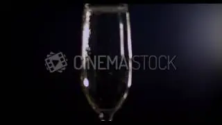 CinemaStock - B Roll & Stock Footage - Camera rack focuses on champagne glass