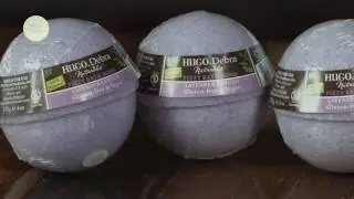 Lavender And Vanilla Fizzy Bath Bomb by Hugo Naturals - BUY IT AT SOAP HOPE