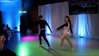 Mitchell & Monica of the Tambo Dance Project - Boston Salsa Festival 2012 (Performance, Sat 9/8/12)