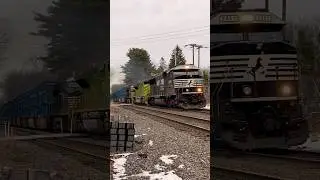 Norfolk Southern #1072 &ldquo;Illinois Terminal&rdquo; Trailing 2nd on B101! #train #norfolksouthern #freight