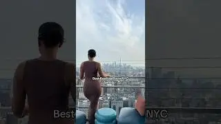 HANDS DOWN! The BEST rooftop bar in NYC 🗽📍Nubeluz #nyc #nycvlog