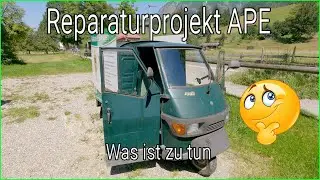 Reparatur Projekt Vespa Ape, was ist zu tun 🙄