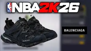 *EASY* Balenciaga Track Runner LED Tutorial on NBA 2K26! How to make Balenciagas on 2K