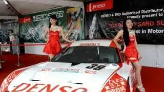 Super GT Denso Iridium Booth Race Queen Models