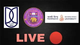 DU BHU JNU ADMISSION 2021| LIVE SESSION